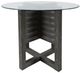 Jofran Inc. Altamonte 5-Piece Dark Charcoal/Gray 48" Counter Dining Set-2