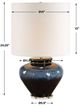 Uttermost® Andrus Blue Glaze Table Lamp-2