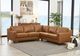 Hydeline® Bella 3-Piece Cognac Brown Sectional-2