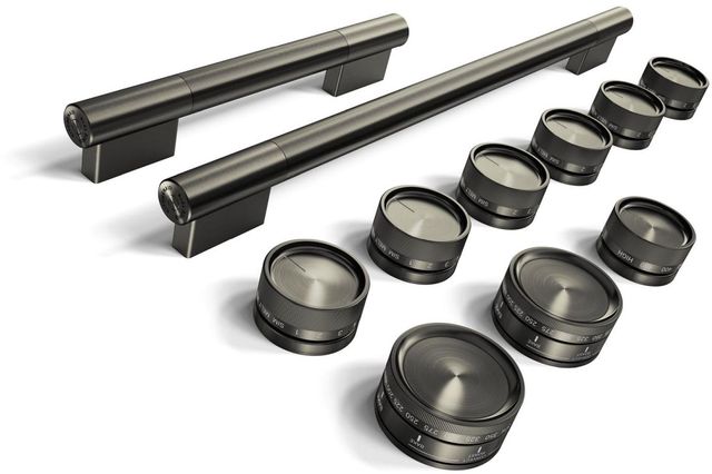 KitchenAid® 48" Black Ore Commercial-Style Induction Range Handle and Knob Kit-0