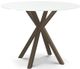 Amisco Customizable Asterisk White Round Counter-Height Table-0
