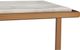 Renwil® Delma White Marble Accent  Table with Brass Stand -1
