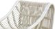 A & B Home White Low Curved Wicker Chair-1