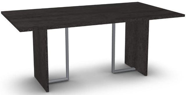 Amisco Customizable Zoel Thermo Fused Laminate Rectangular Table with 1.5" Tabletop -0