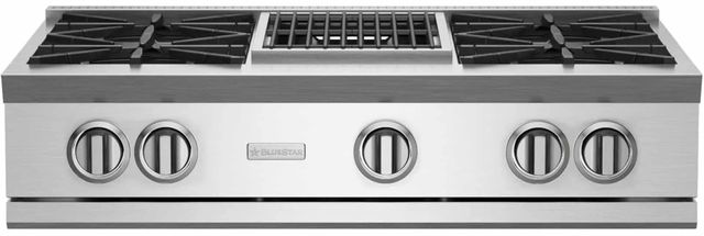 BlueStar® RNB Series 36" Stainless Steel Natural Gas Rangetop-0