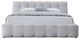 ACME Furniture Hannah Gray Eastern King Upholstered Panel Bed-3