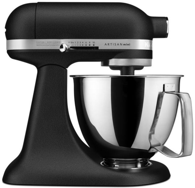 KitchenAid® Artisan® Mini Cast Iron Black 3.5 Quart Stand Mixer-0