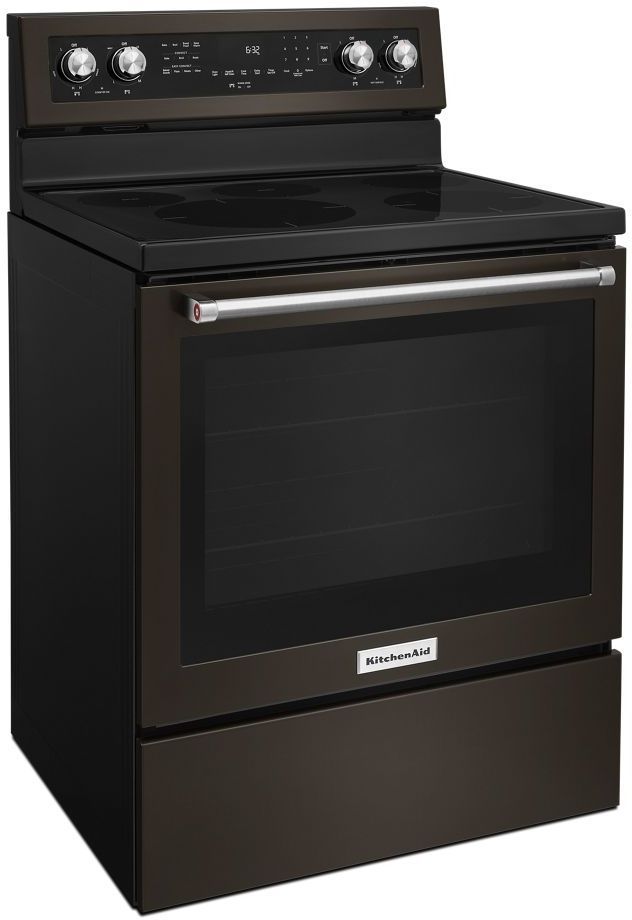 KitchenAid® 4 Piece Black Stainless Steel Kitchen Package-27