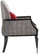 Michael Amini® La Francaise Black/Domino Accent Chair-3