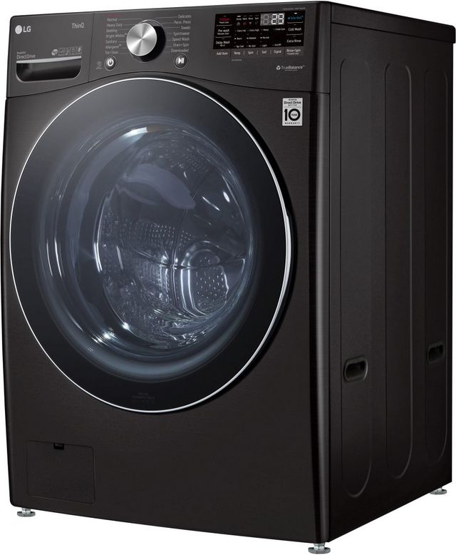 LG 5.0 Cu. Ft. Black Steel Front Load Washer-3