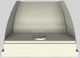 Vent-A-Hood® Designer Series 42" Biscuit Wall Mounted Range Hood-4