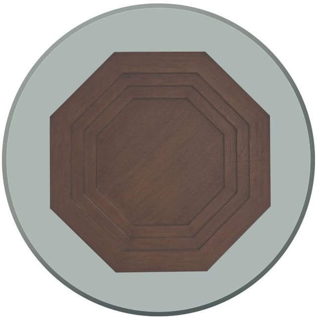 Lexington Home La Costa Cabrillo Clear Top 60" Dining Table with Brown Base-2