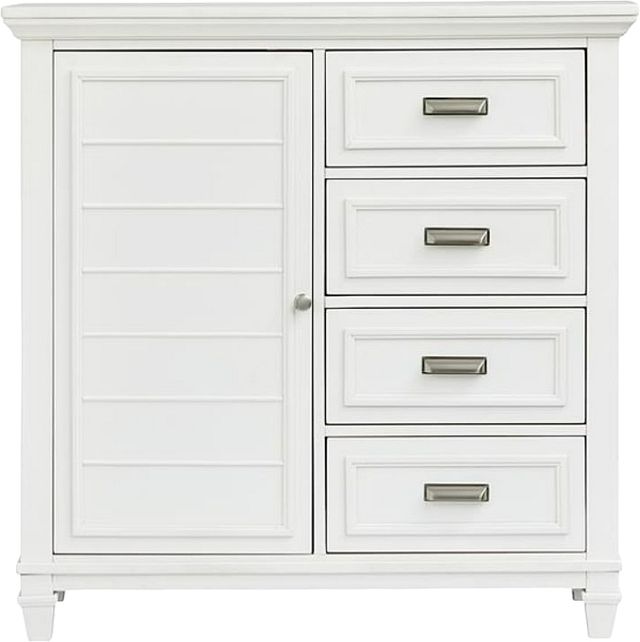 Magnussen Home® Charleston White Dove 1-Door 4-Drawer Chest-3