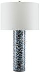 Currey & Company Indigo Blue/White Table Lamp-1