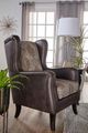Coaster® Elmbrook Brown Upholstered Wingback Accent Club Chair -2