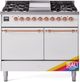 Ilve® Nostalgie II Series 40" Custom RAL Color Pro Style Dual Fuel Range-0