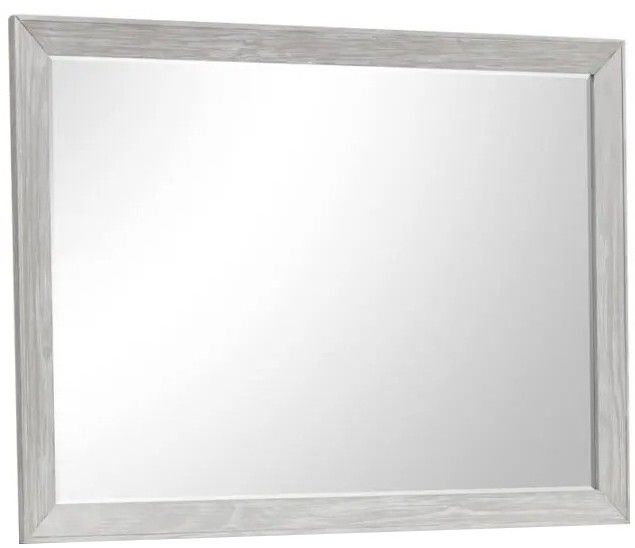 American Wholesale Furniture Fantasia Dove 3-Piece Mist Gray Queen Panel Bedroom Set-3