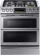 Samsung 30" Slide In Dual Fuel Range-Stainless Steel-0