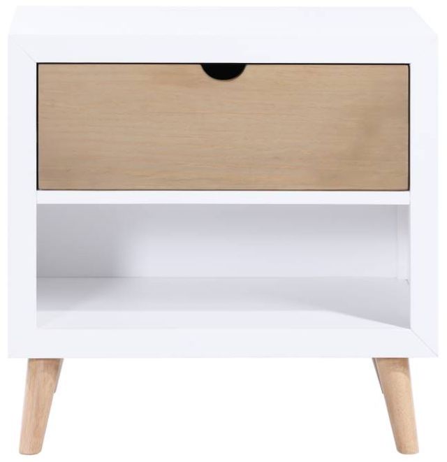 Homelegance® Asker Natural/White Nightstand-2