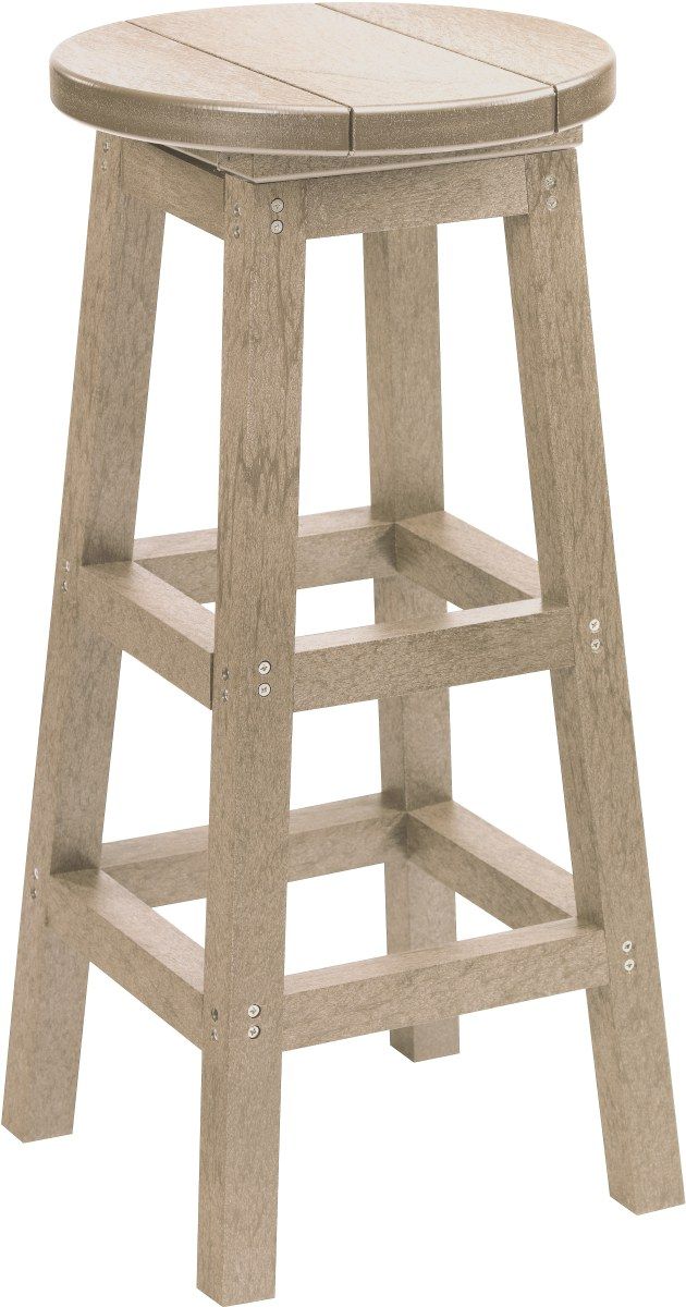 C.R. Plastic Generation Line Beige 30" Bar Stool-0