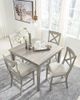 Signature Design by Ashley® Parellen 5-Piece Gray Counter Height Table Set-4