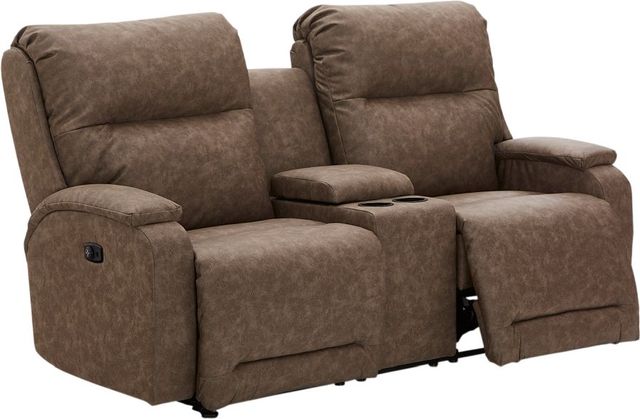 Best® Home Furnishings Customizable Maverly Manual Reclining Space Saver® Loveseat with Console-1