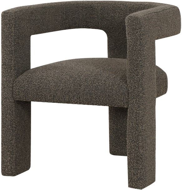 Coaster® Petra Boucle Chocolate Brown Upholstered Accent Side Chair-3