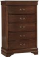 Mazin Furniture Mayville Brown Cherry Chest-0