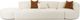 TOV Furniture Fickle 3-Piece Cream Chaise Modular Sofa-4