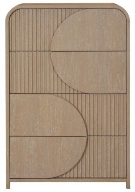 Furniture of America® Tangentry Natural Four-Drawer Chest-3