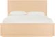 Bassett® Furniture Willow Natural Sand King Panel Bed-1
