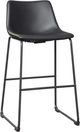 Signature Design by Ashley® Centiar Black Tall Upholstered Barstool- Set of 2-0