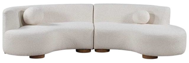 Classic Home Octavia 2-Piece Ivory Upholstered Sectional-2