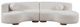 Classic Home Octavia 2-Piece Ivory Upholstered Sectional-2