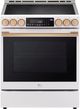 LG Studio 30" Essence White Slide-In Electric Range-0