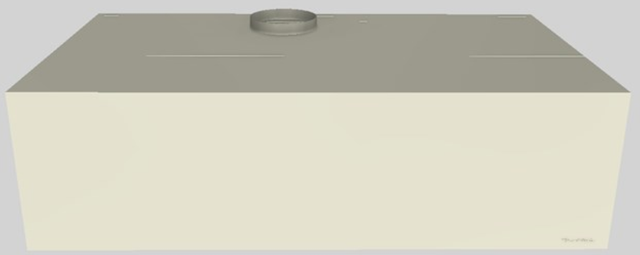 Vent-A-Hood® 42" Biscuit Wall Mounted Range Hood-0