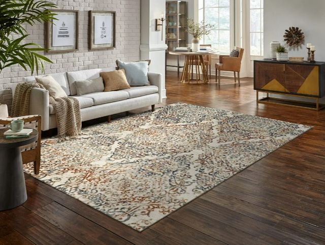 KAS Rugs Heritage Ivory Timeless 5'x8' Area Rug-4