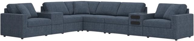 Signature Design by Ashley® Modmax 8-Piece Ink L-Shape Sectional with Audio and Storage Consoles-0
