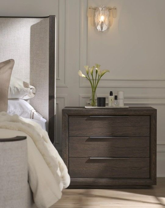 Universal Explore Home™ Modern Sable Plinth Nightstand-1