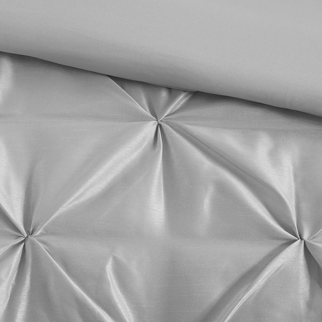 Olliix by Madison Park Laurel 7 Piece Grey California King Tufted Comforter Set-4