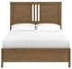 Whittier Wood® Furniture Bailey Nutmeg Queen Panel Bed-2