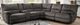 Furniture of America® Cerelia 6-Piece Gray Modular Power Reclining Sectional-0