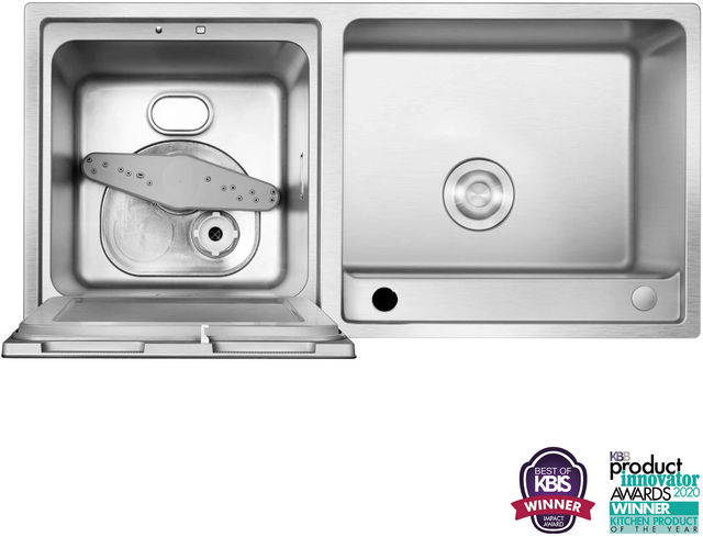 FOTILE 36" Stainless Steel 2-In-1 In-Sink Dishwasher-3