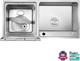 FOTILE 36" Stainless Steel 2-In-1 In-Sink Dishwasher-3