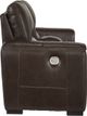 Signature Design by Ashley® Alessandro Walnut Power Reclining Loveseat with Adjustable Headrest -3