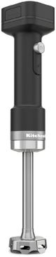 KitchenAid® Go™ 7" Black Matte Cordless Hand Blender with Battery-1