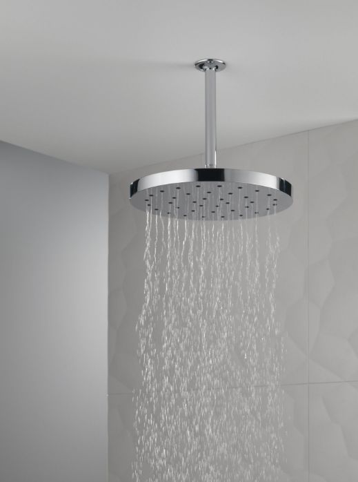 Delta Universal Showering Lumicoat® Chrome 2.5 GPM H2Okinetic® Single Setting Shower Head with Ultrasoak®-1