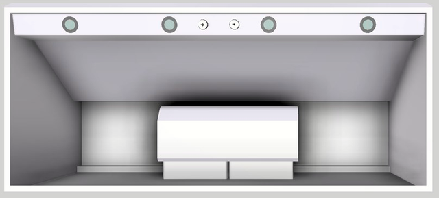 Vent-A-Hood® 54" White Wall Hood-2