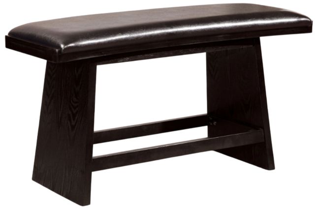 Furniture of America® Hurley Black Counter Height Bench-0