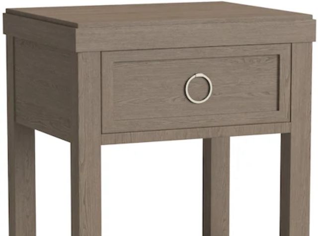 Bassett® Furniture Ventura Chalk Slate Bedside Table-1